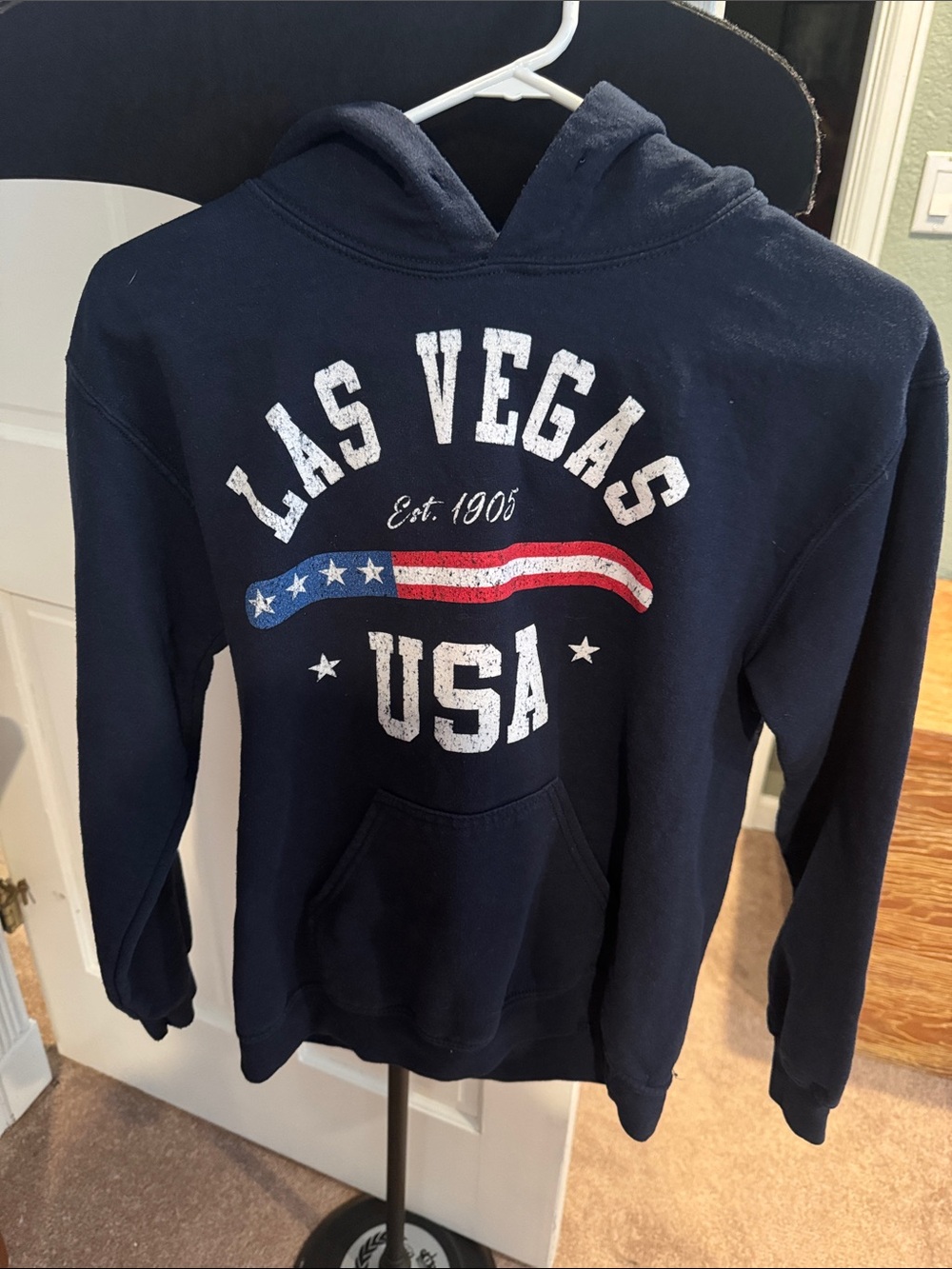 Las Vegas USA Navy Hoodie Sweatshirt